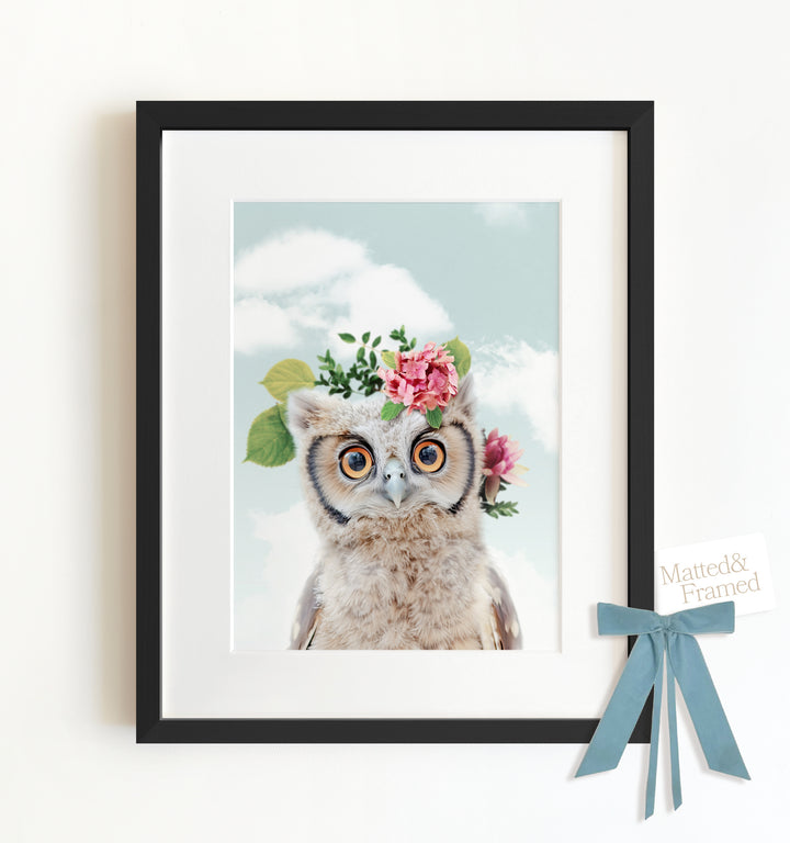 Baby Owl Framed Art