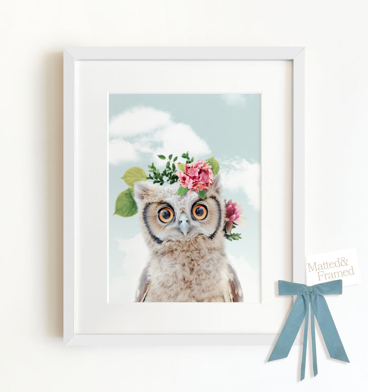 Baby Owl Framed Art