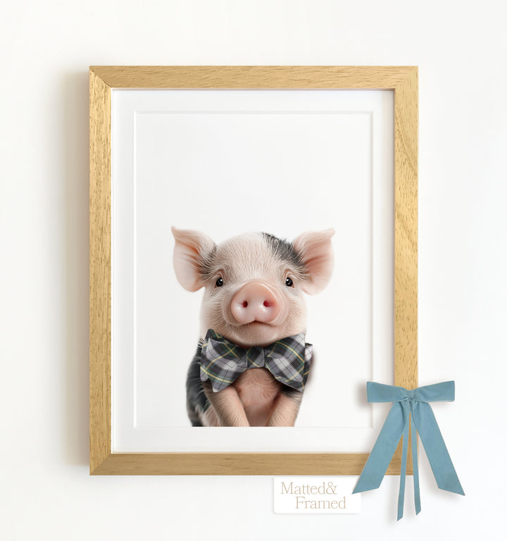 Baby Pig Framed Art