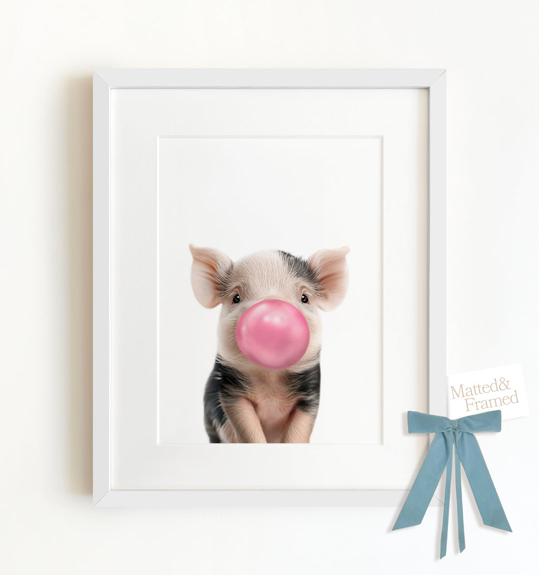 Baby Pig Framed Art