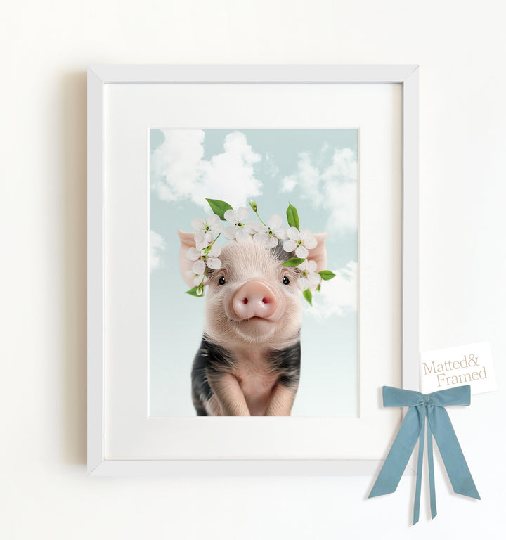 Baby Pig Framed Art