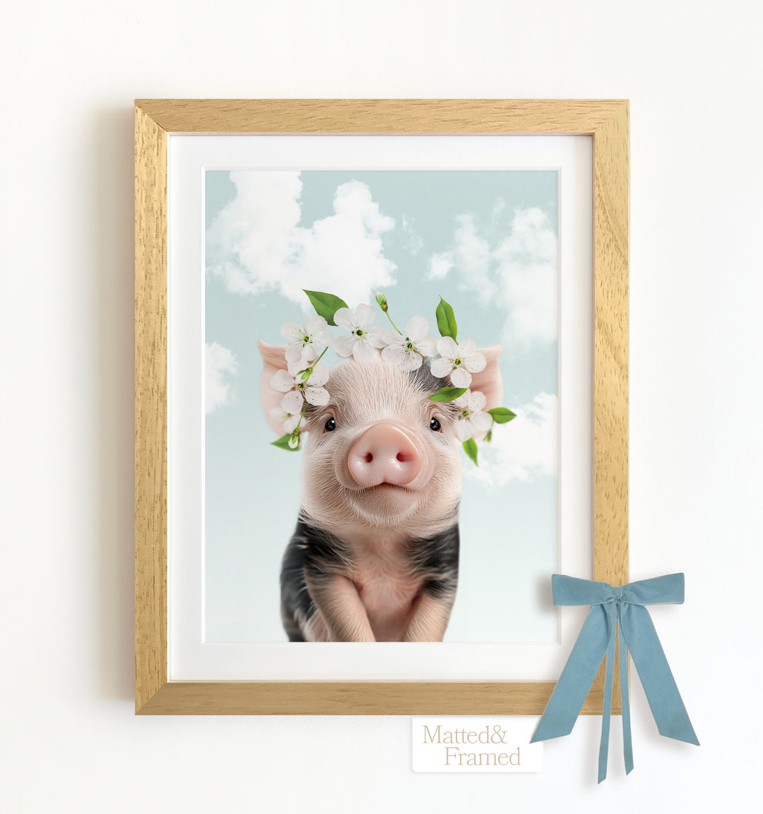 Baby Pig Framed Art