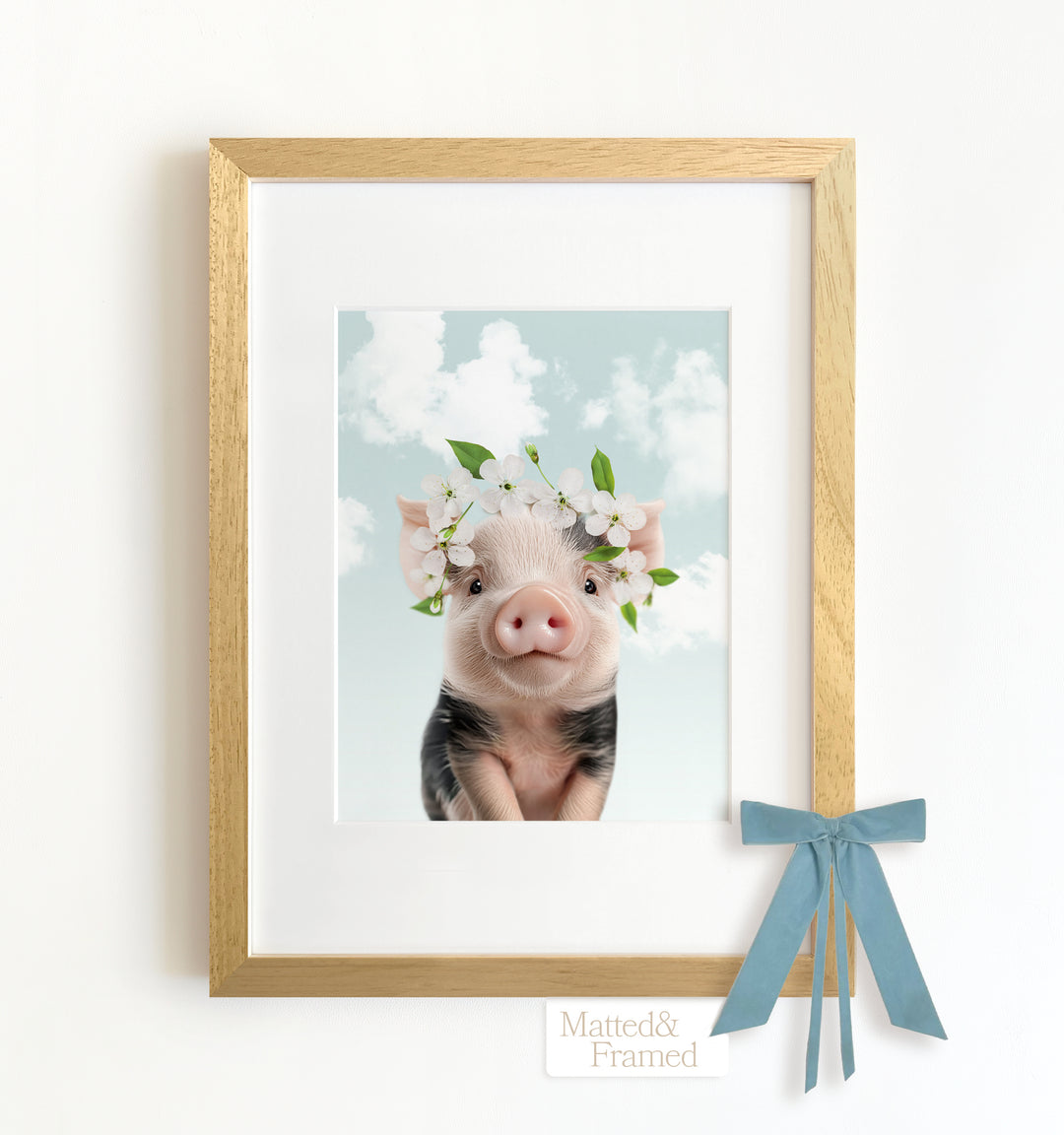 Baby Pig Framed Art