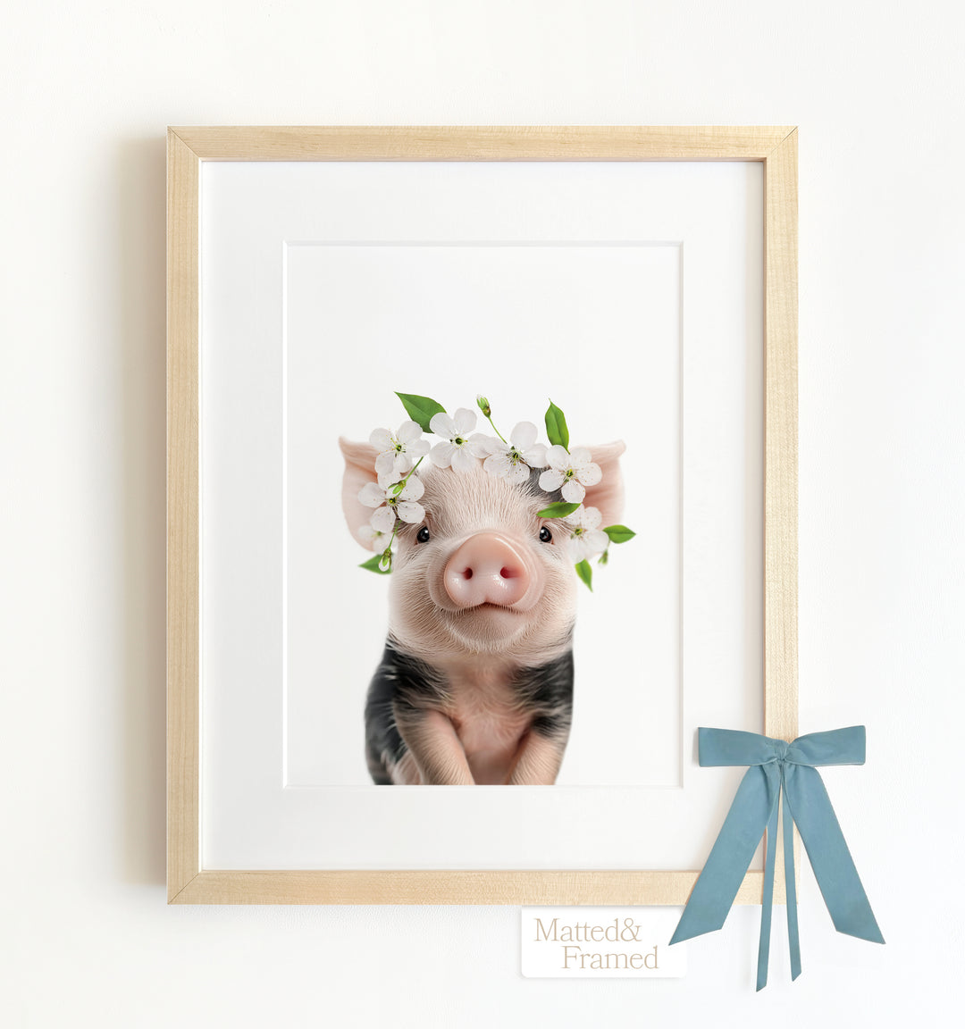 Baby Pig Framed Art