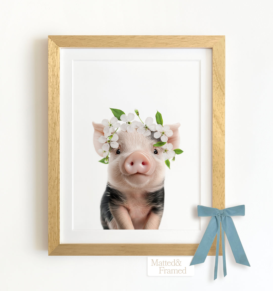 Baby Pig Framed Art