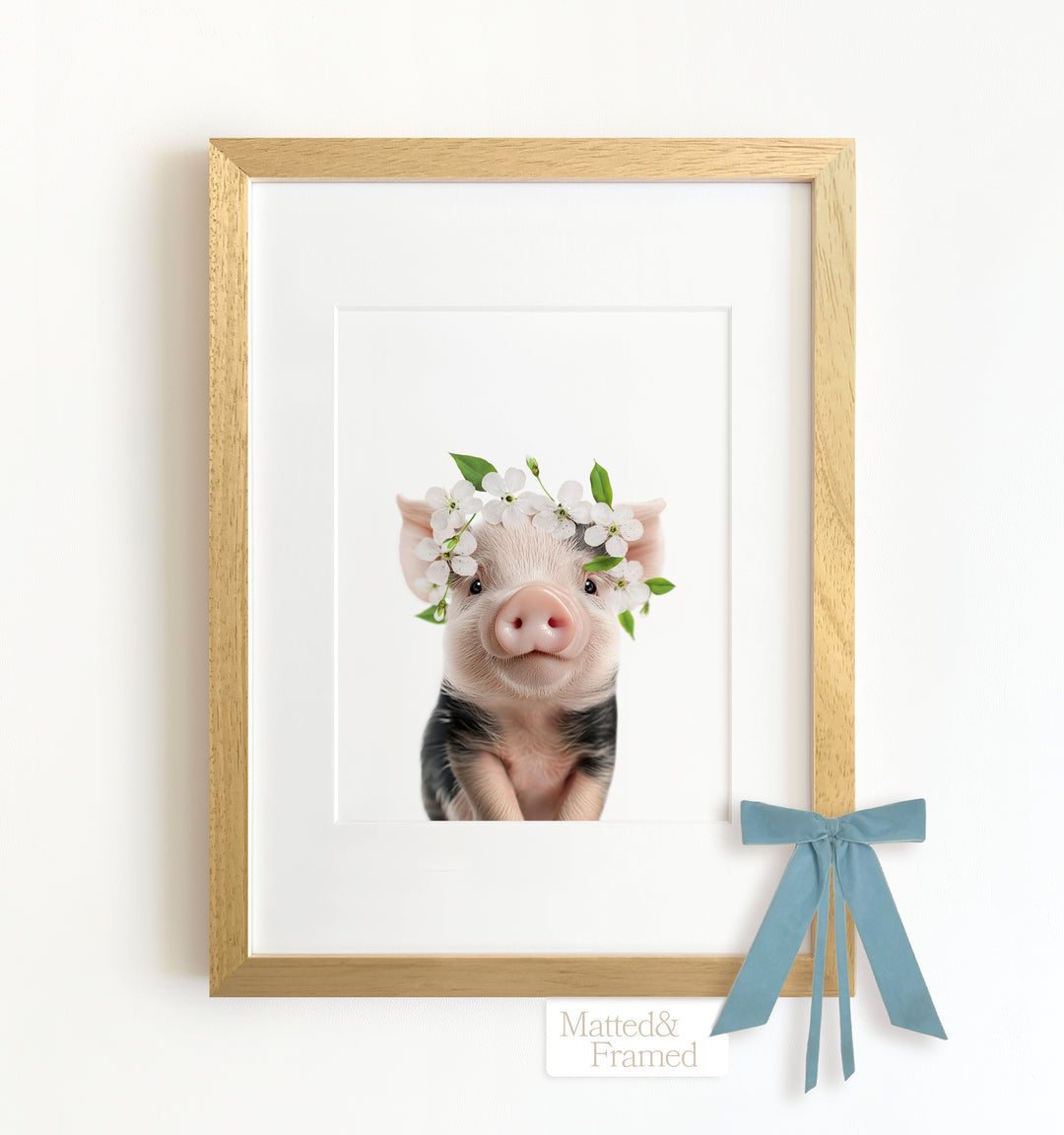 Baby Pig Framed Art