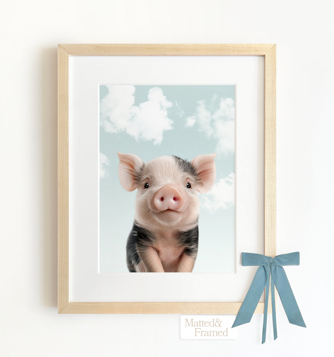 Baby Pig Framed Art