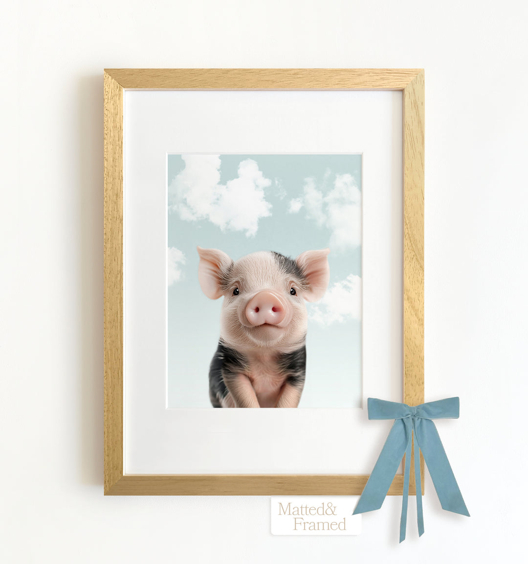 Baby Pig Framed Art