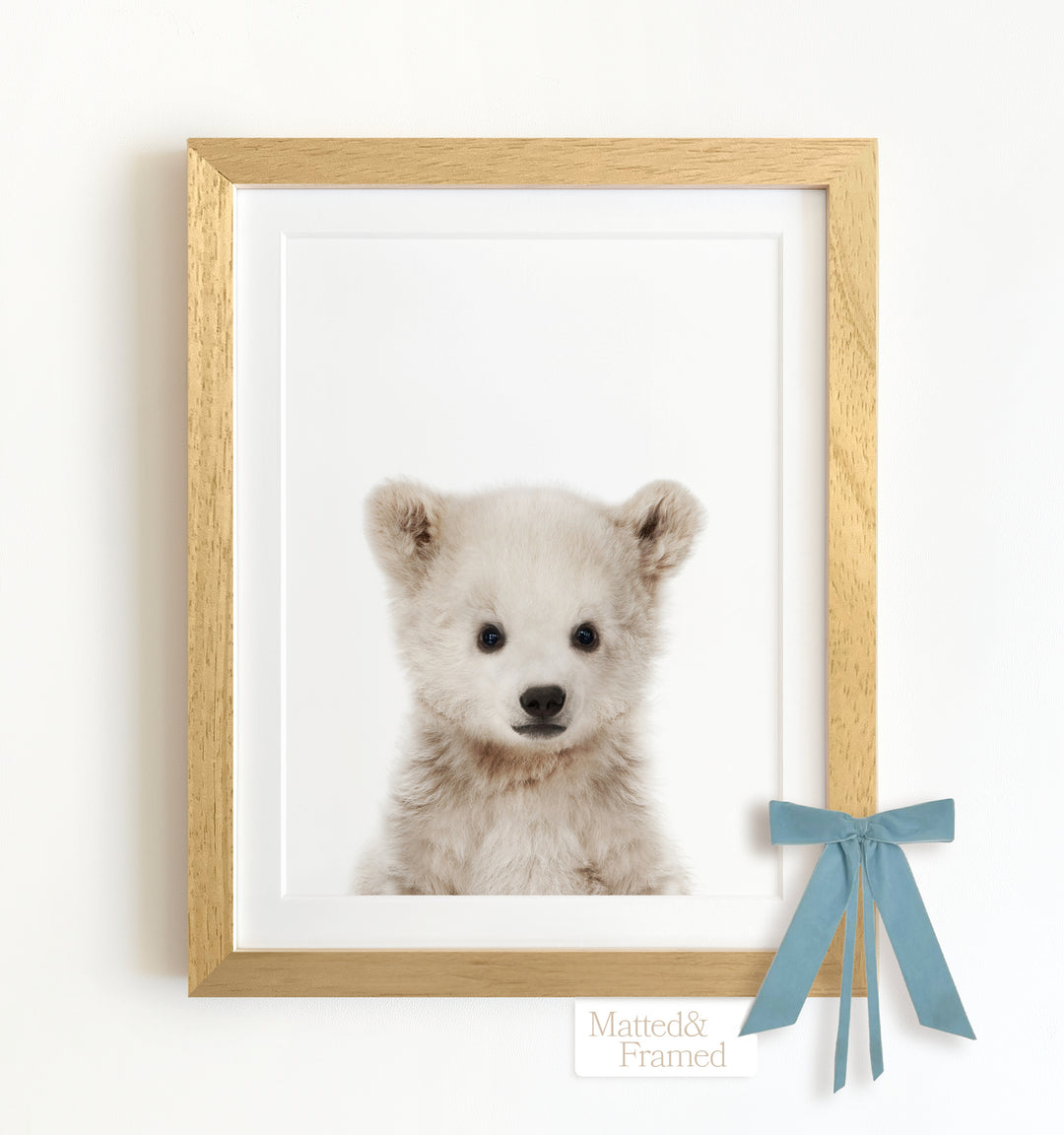 Baby Polar Bear Framed Art