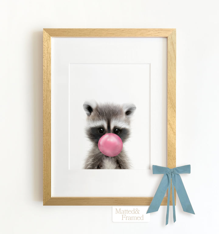 Baby Raccoon Framed Art