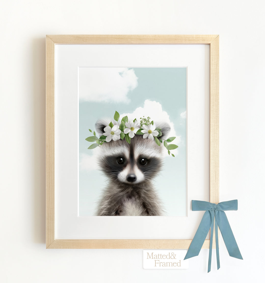 Baby Raccoon Framed Art