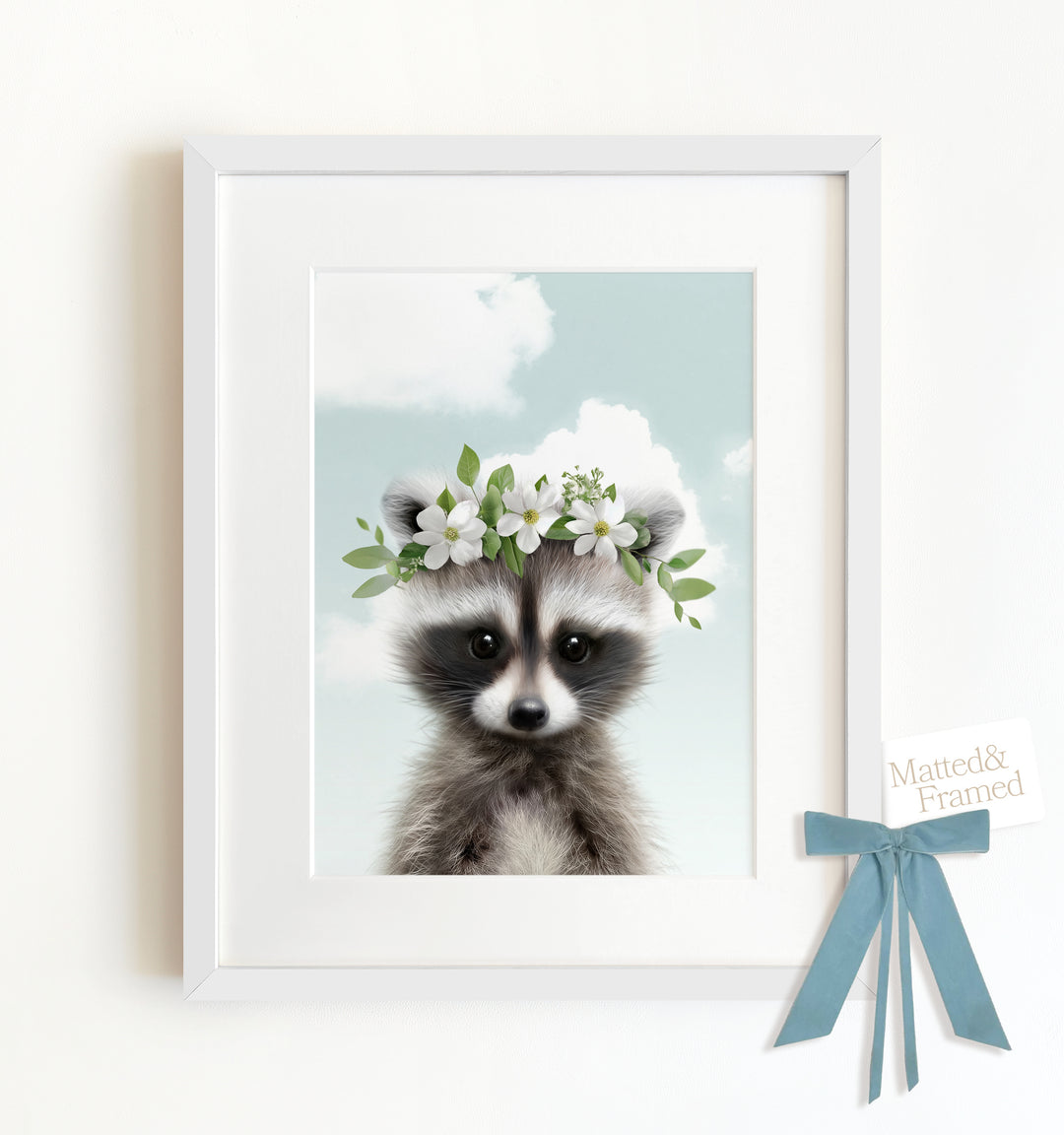 Baby Raccoon Framed Art