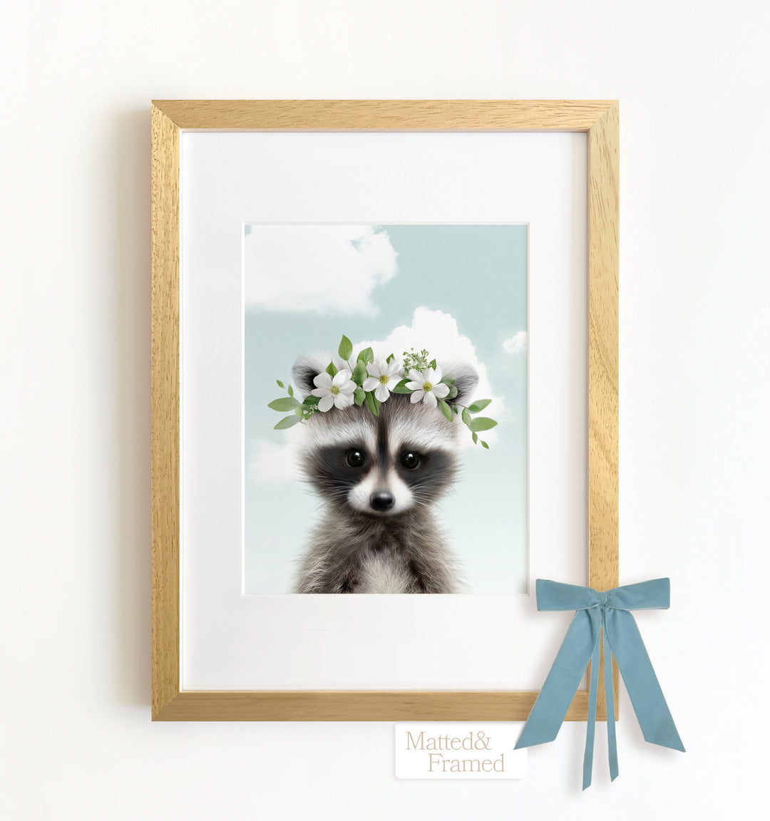 Baby Raccoon Framed Art