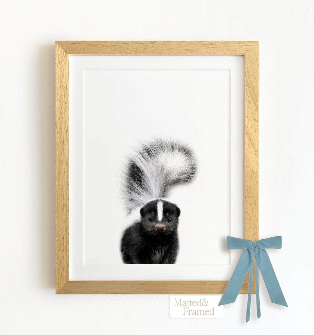 Baby Skunk Framed Art