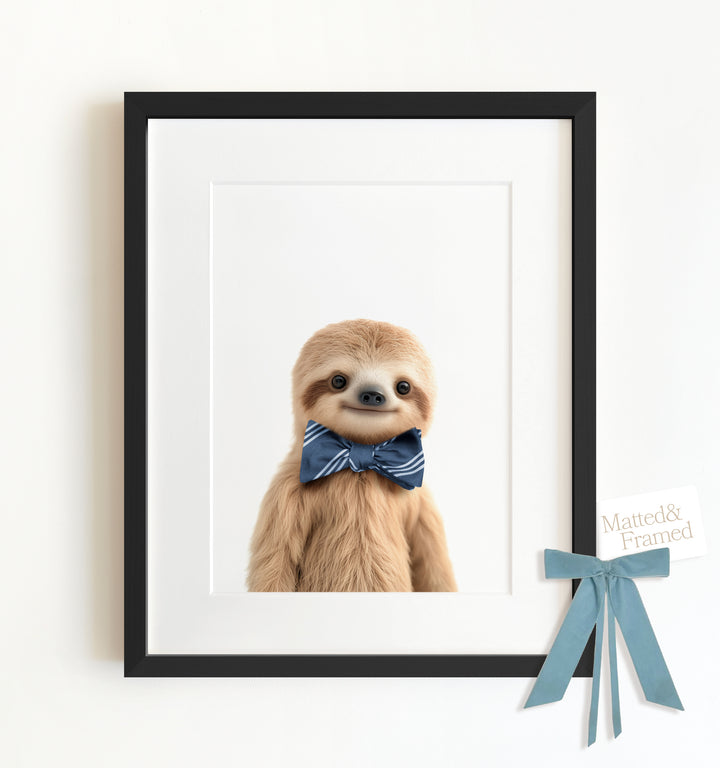 Baby Sloth Framed Art