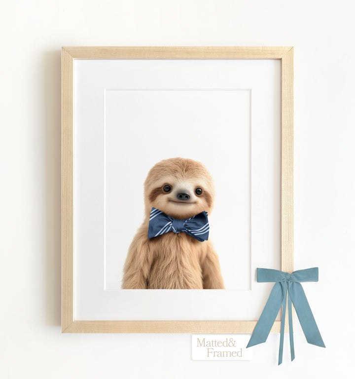 Baby Sloth Framed Art