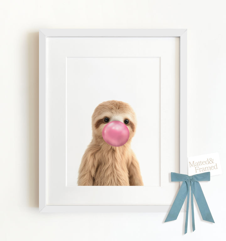 Baby Sloth Framed Art