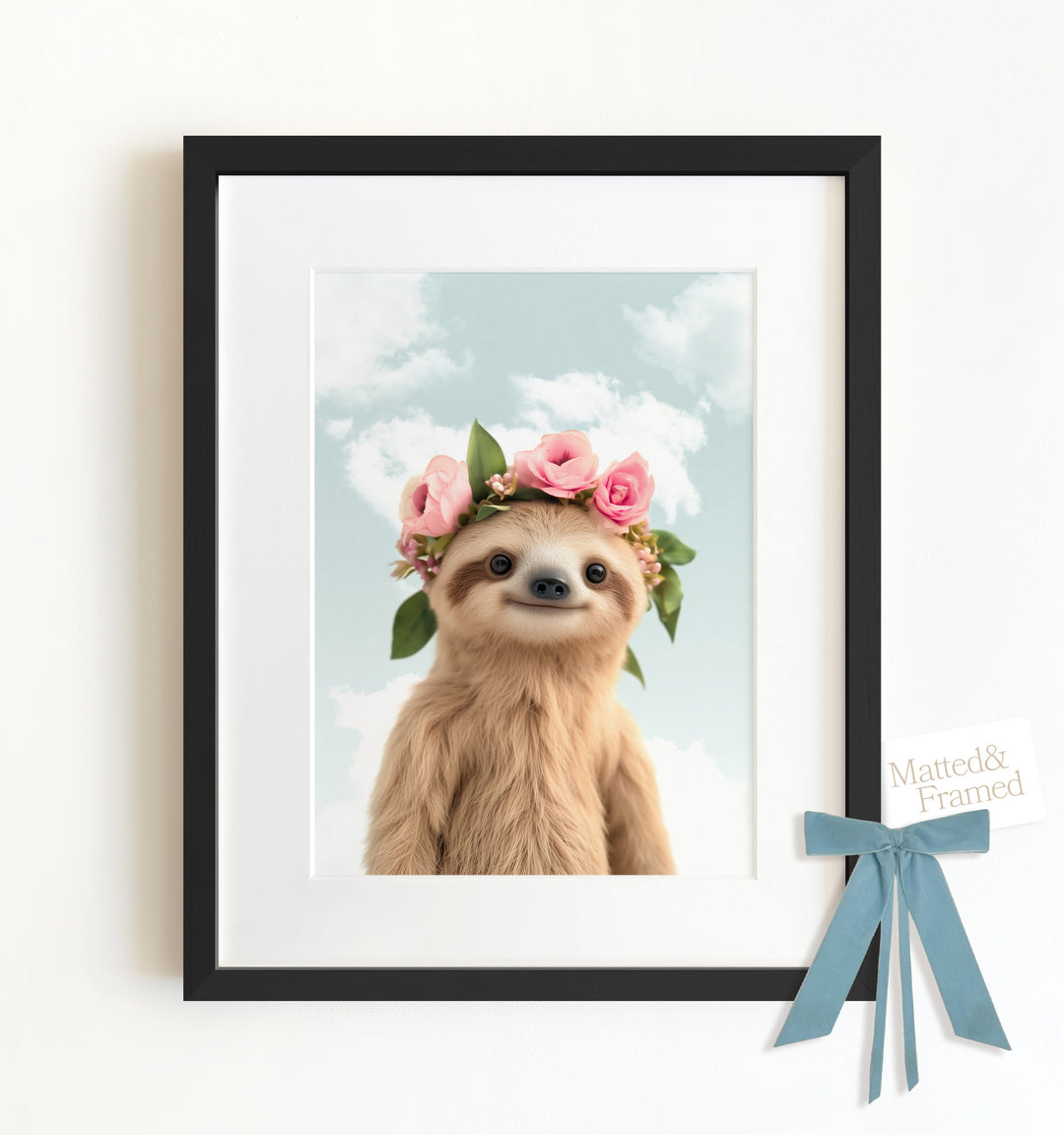 Baby Sloth Framed Art