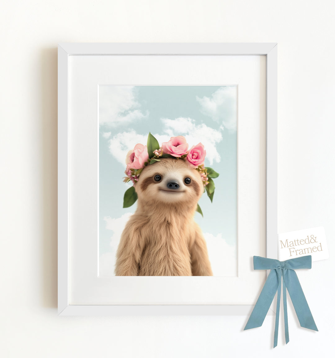 Baby Sloth Framed Art