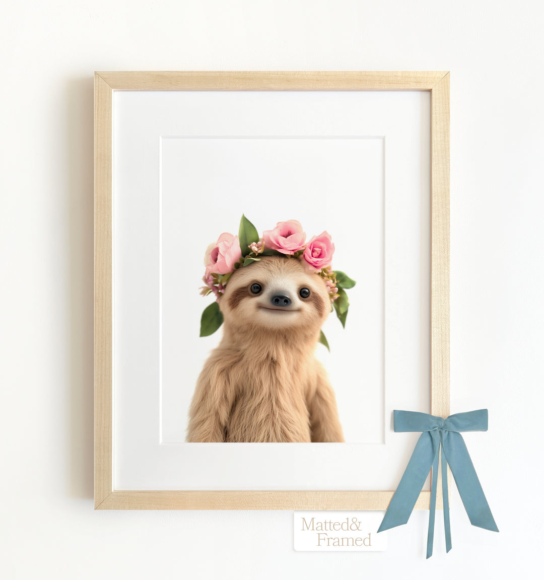 Baby Sloth Framed Art