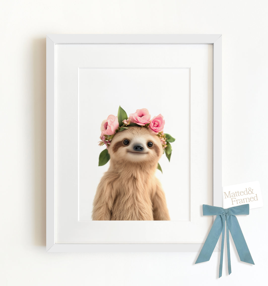 Baby Sloth Framed Art