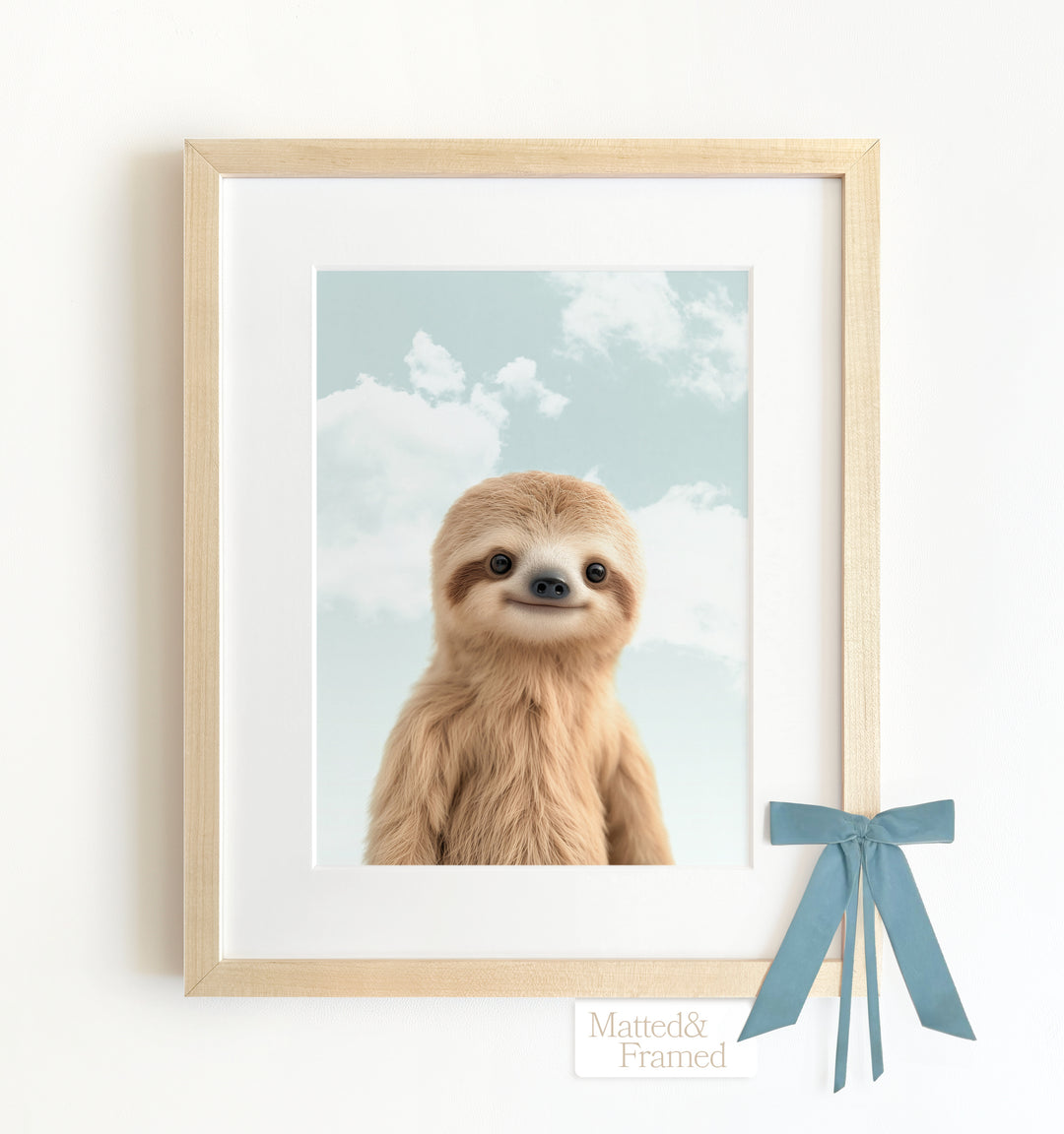 Baby Sloth Framed Art