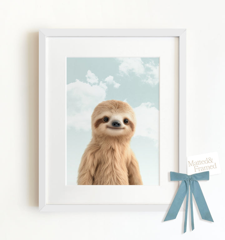 Baby Sloth Framed Art