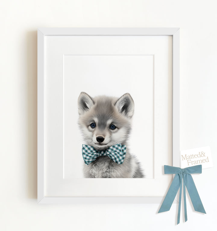 Baby Wolf Framed Art