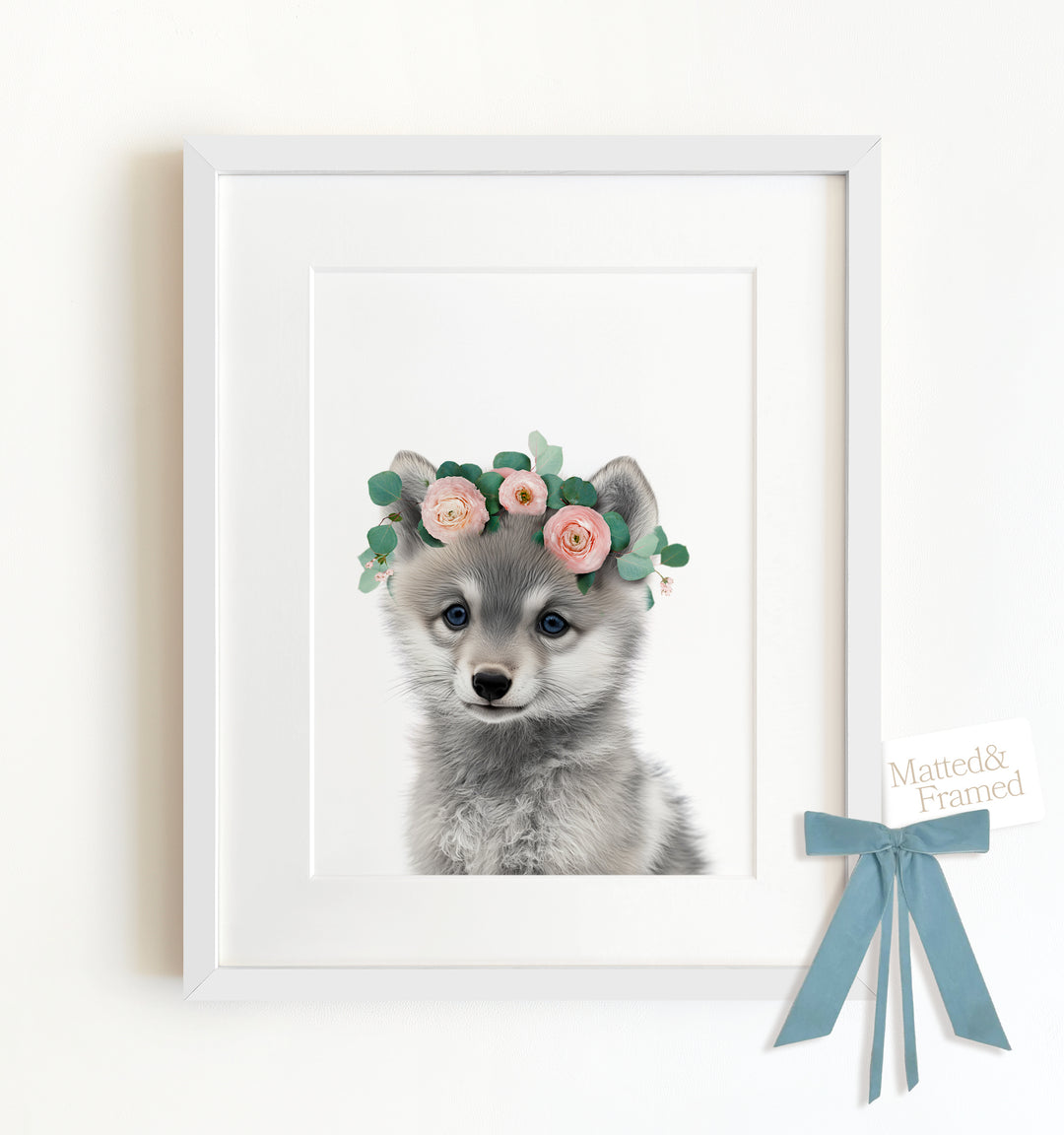 Baby Wolf Framed Art