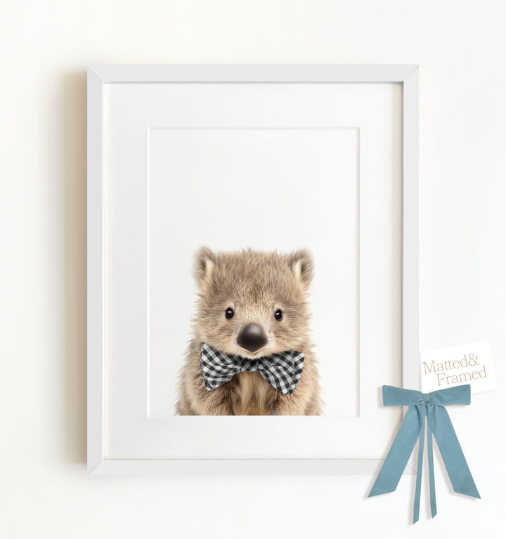 Baby Wombat Framed Art