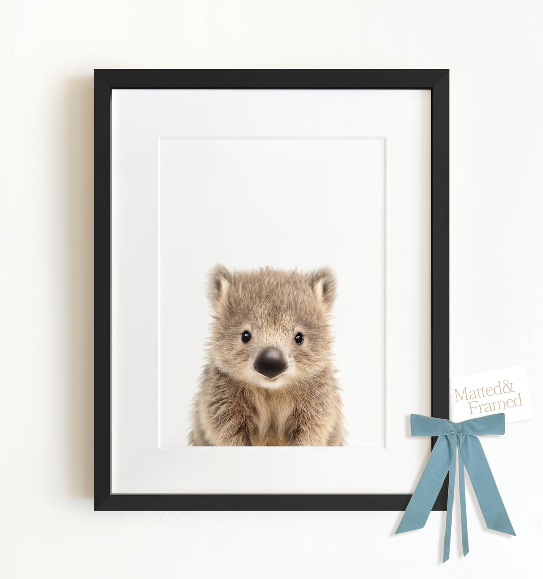 Baby Wombat Framed Art