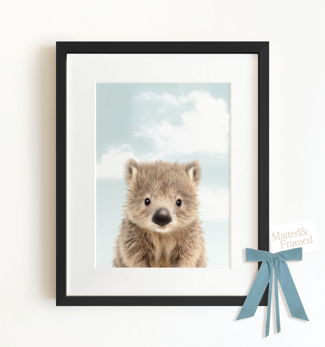 Baby Wombat Framed Art