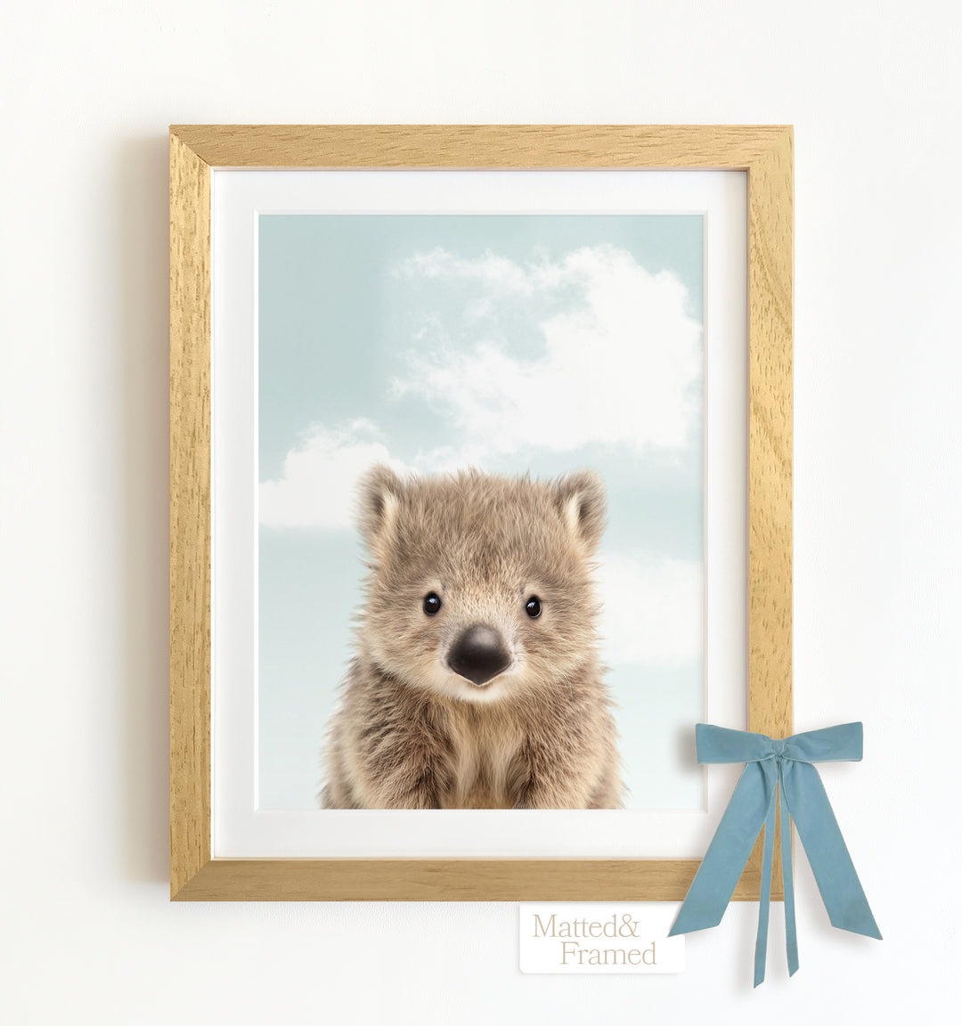 Baby Wombat Framed Art