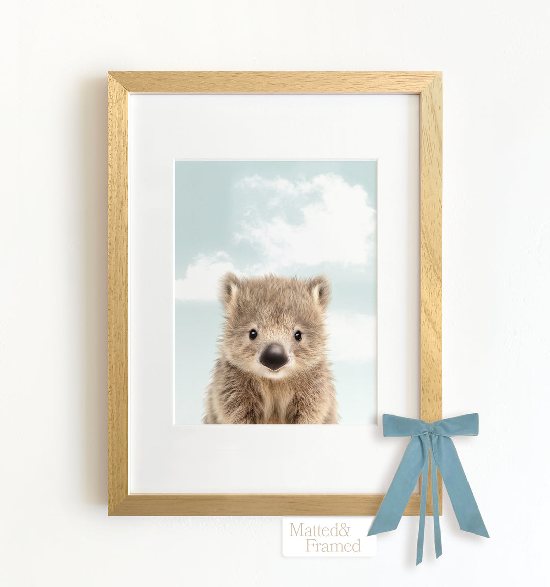 Baby Wombat Framed Art