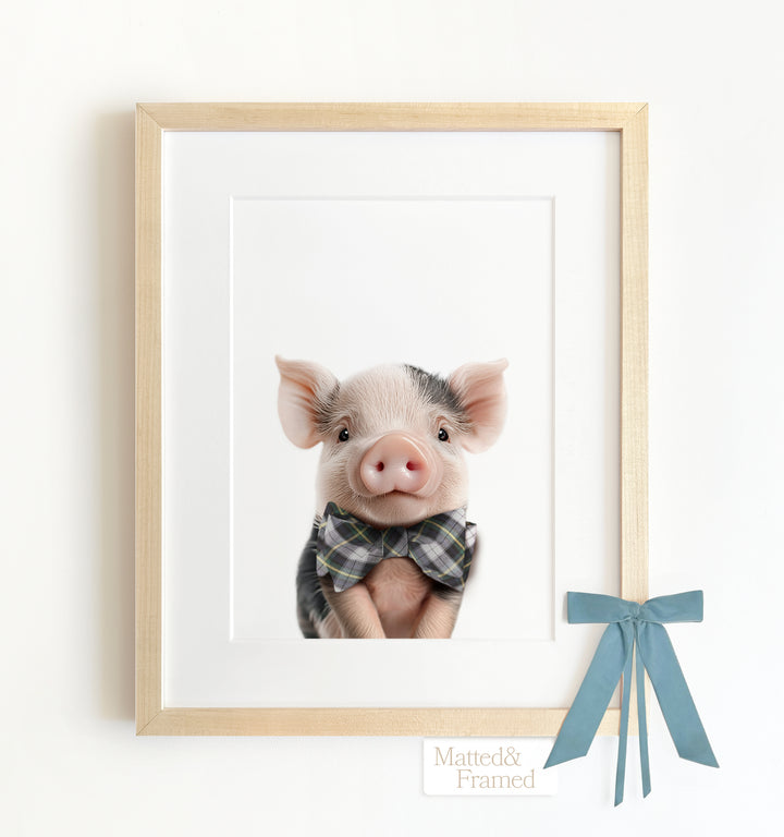 Baby Pig Framed Art