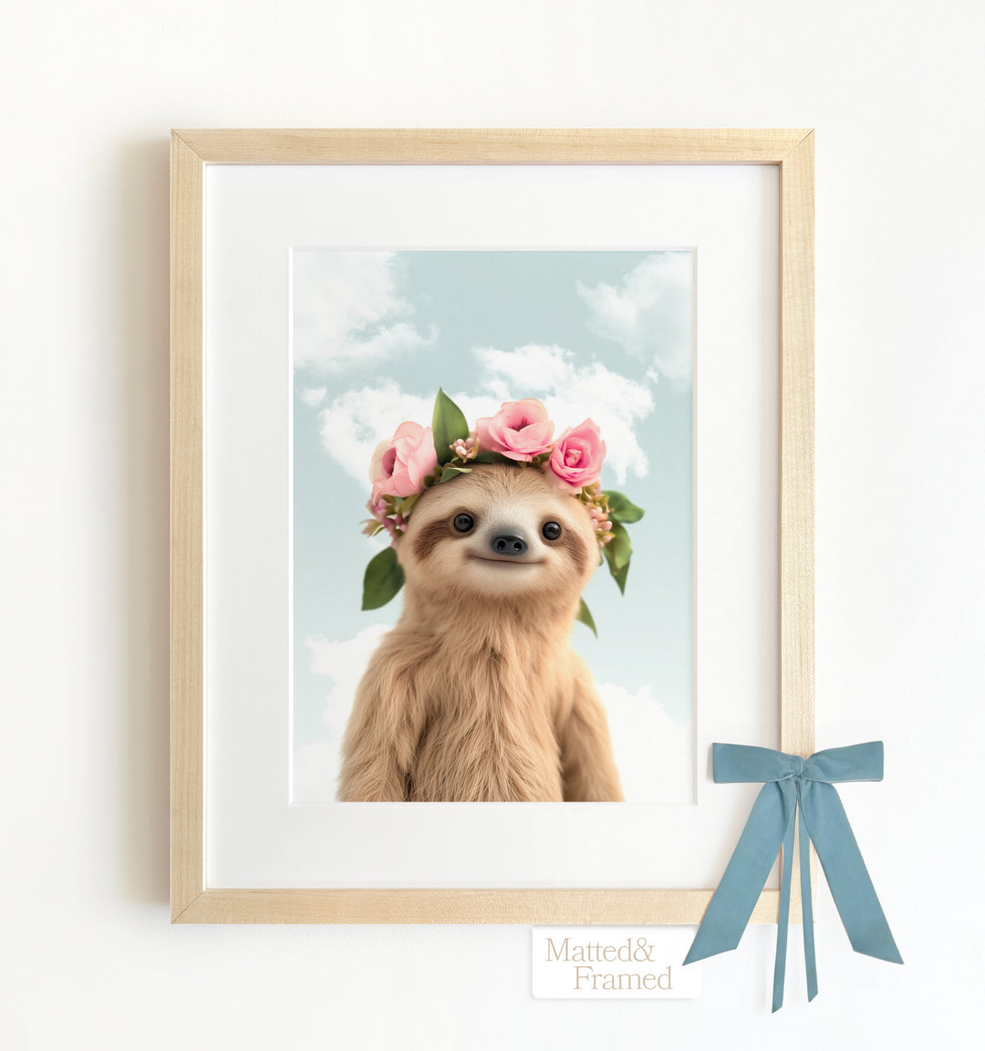 Baby Sloth Framed Art