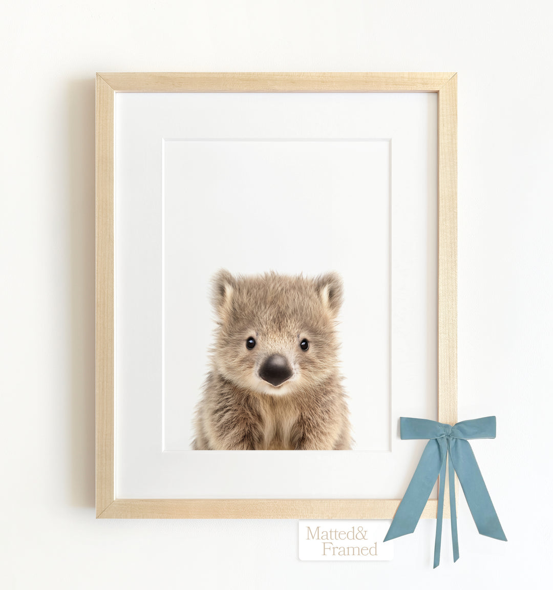 Baby Wombat Framed Art