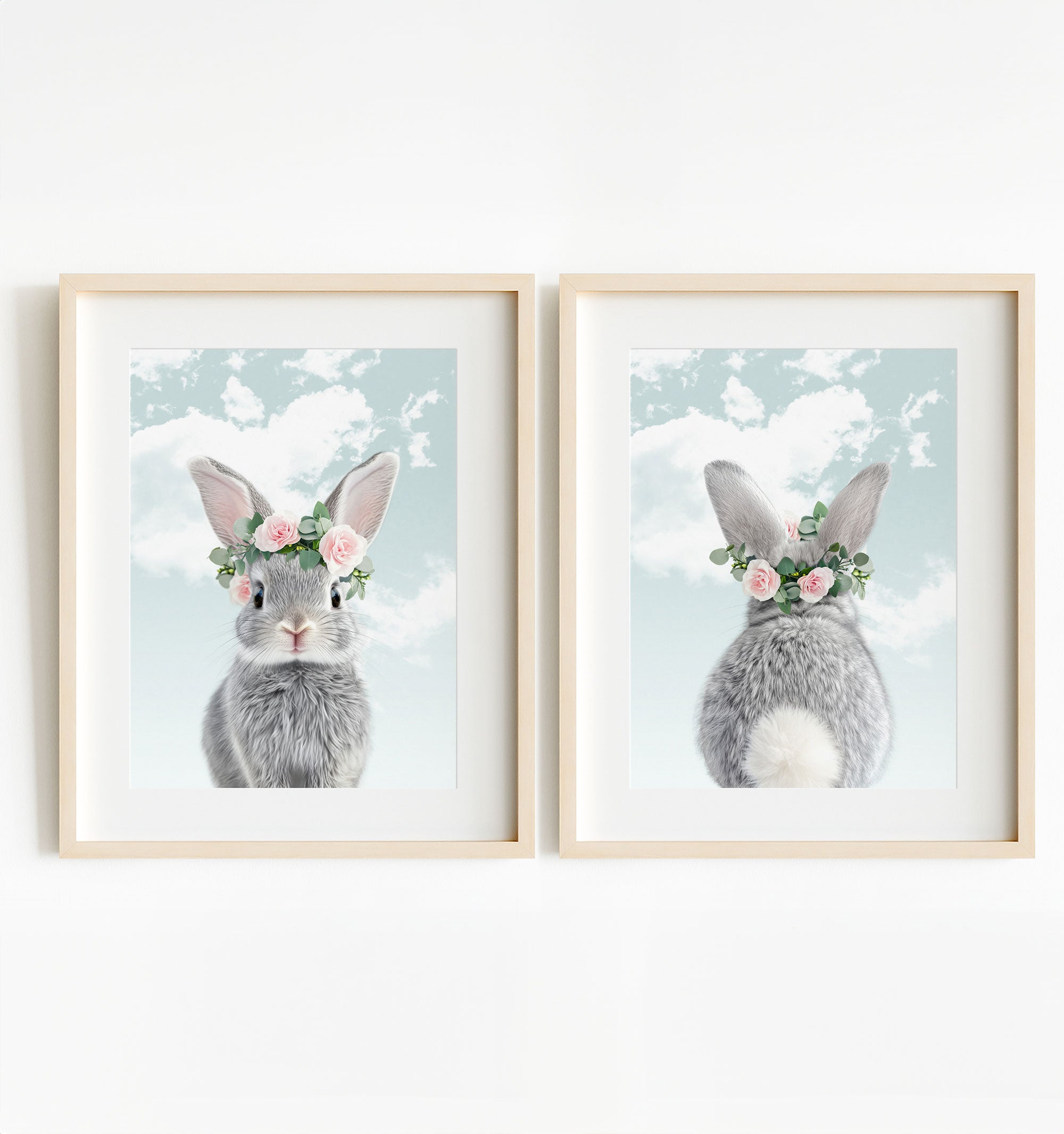 Rabbit prints for fashion nursery