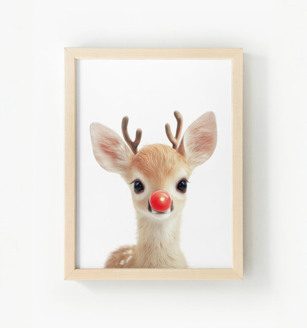 Baby Deer Framed Canvas