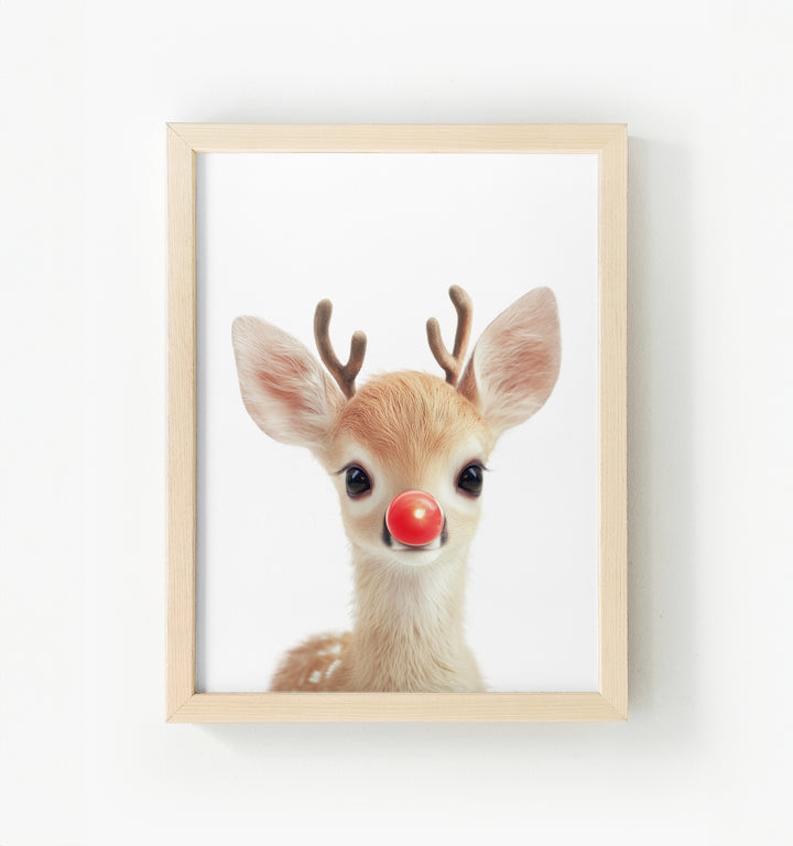 Baby Deer Framed Canvas