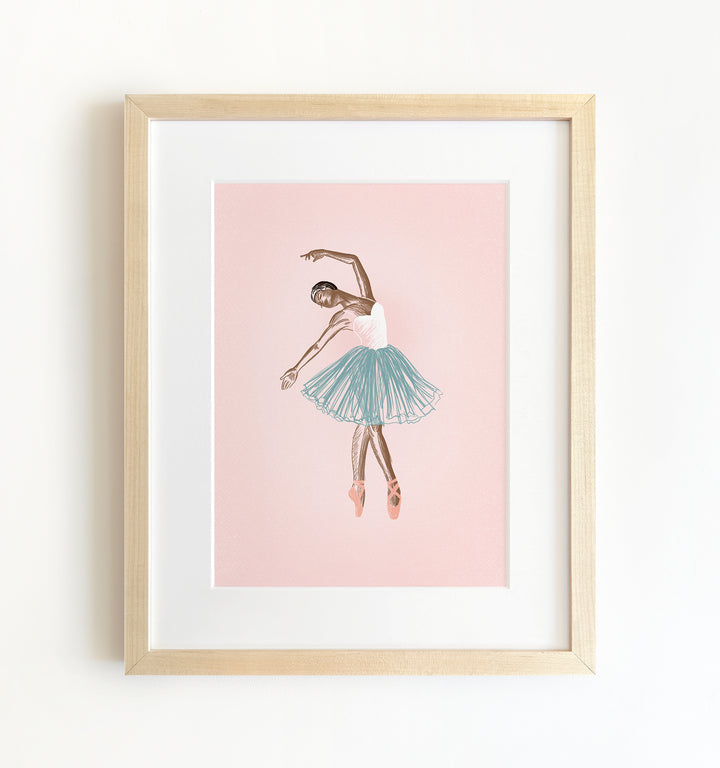 The Ballerinas Framed Set of 6 Prints