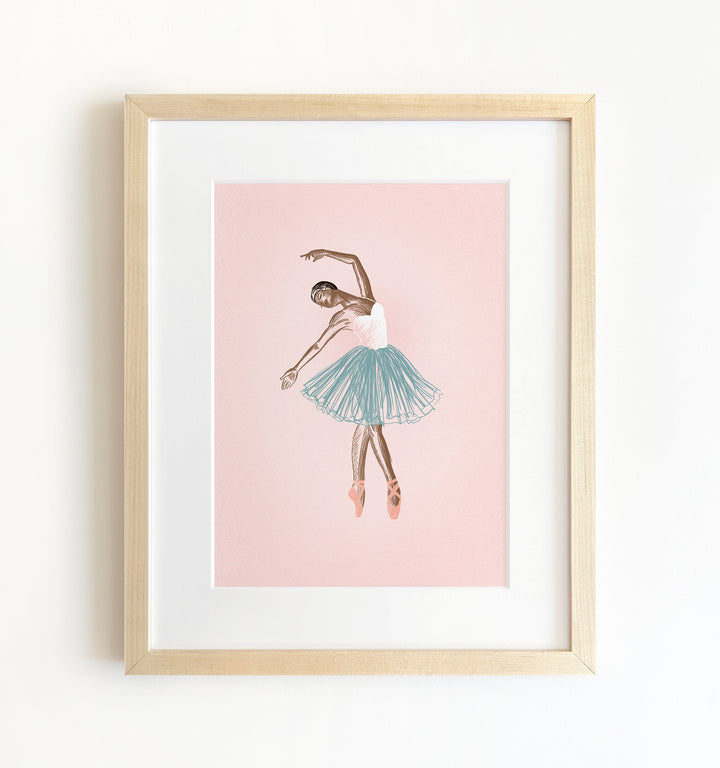 The Ballerinas Framed Set of 6 Prints