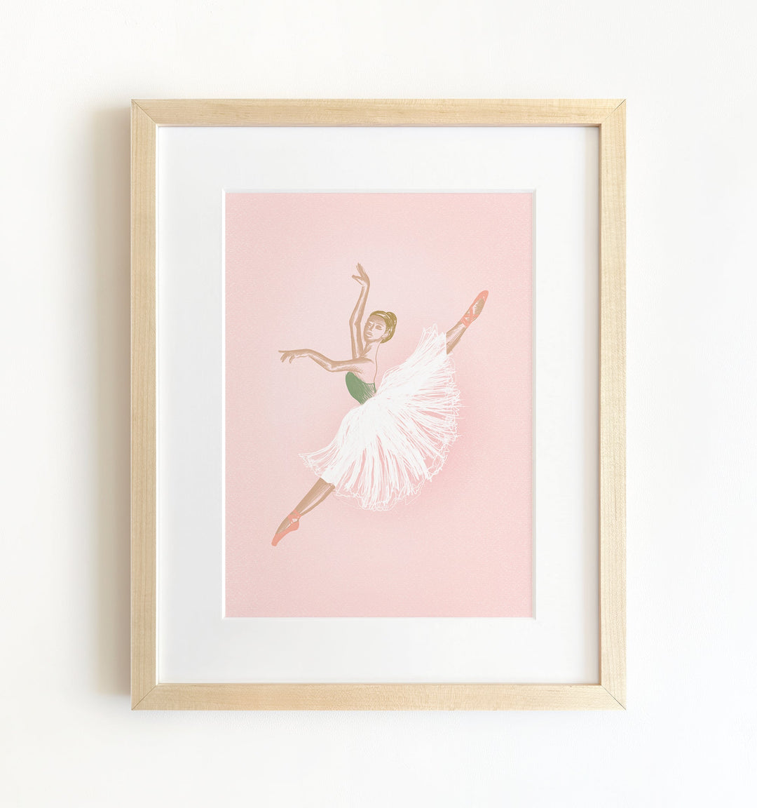 The Ballerinas Framed Set of 6 Prints