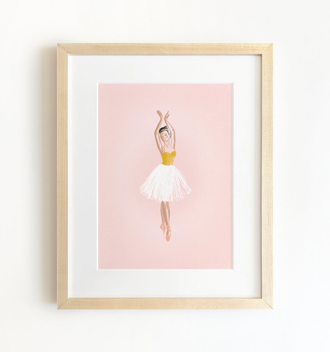 The Ballerinas Framed Set of 6 Prints