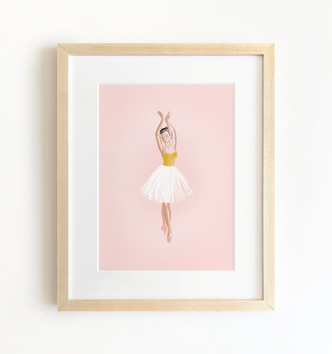 The Ballerinas Framed Set of 6 Prints