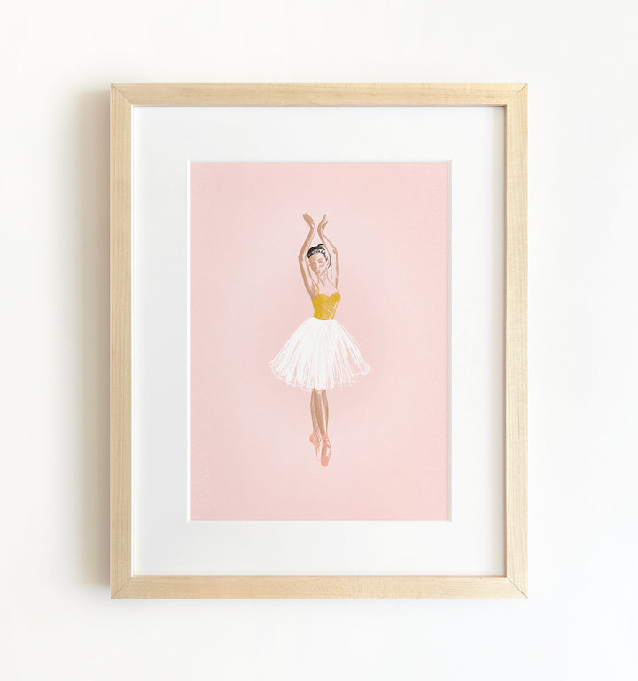 The Ballerinas Framed Set of 6 Prints