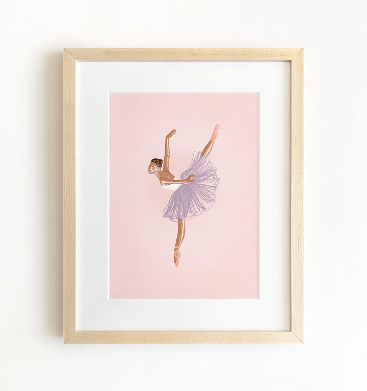 The Ballerinas Framed Set of 6 Prints