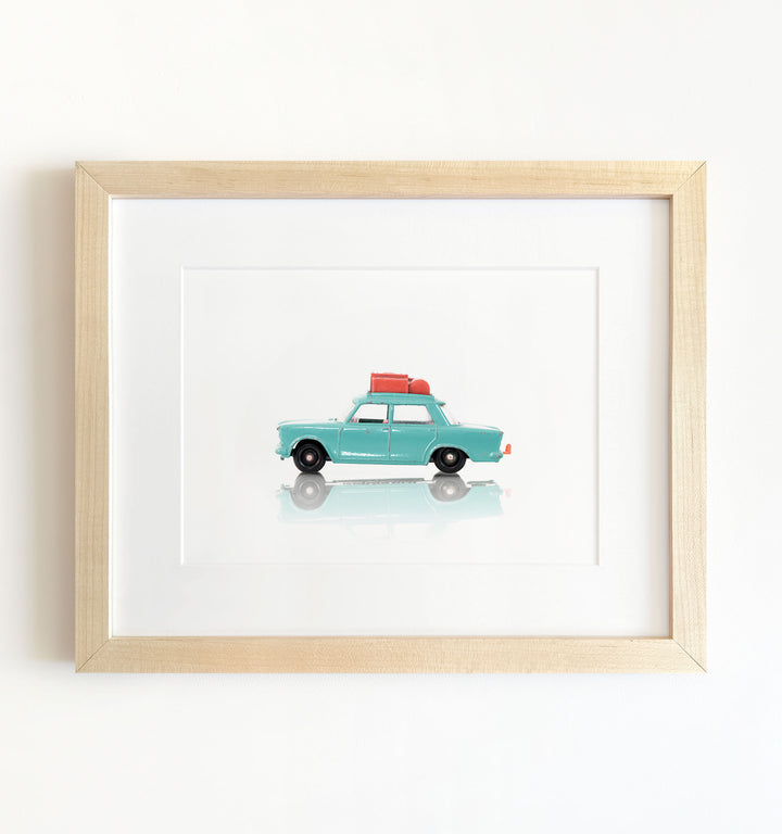 Framed Toy Cars Collection