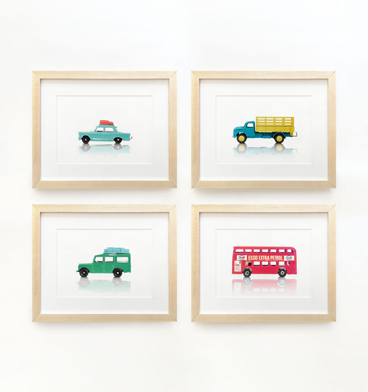 Framed Toy Cars Collection