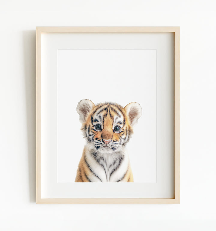 Baby Jungle & Safari Animals Set of 6 Nursery Decor Prints